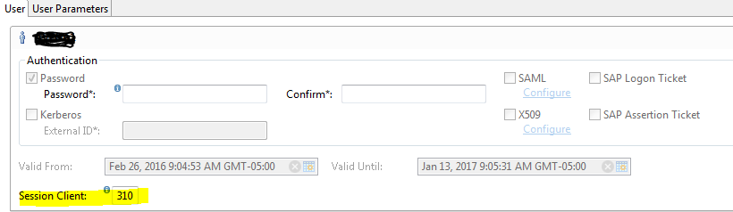 User Session Client